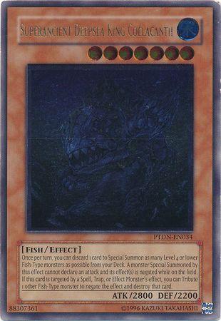 Superancient Deepsea King Coelacanth | Phantom Darkness | PTDN-EN034 | Ultimate Rare