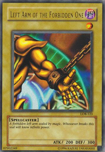 Left Arm of the Forbidden One | Legend of Blue Eyes White Dragon | LOB-123 | Ultra Rare