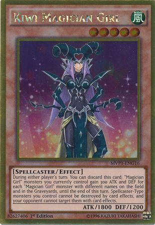 Kiwi Magician Girl | Yu-Gi-Oh! The Dark Side of Dimensions Movie Pack | MVP1-ENG16 | Gold Rare | 1st
