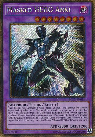 Masked HERO Anki | Premium Gold: Return of the Bling | PGL2-EN011 | Gold Secret Rare