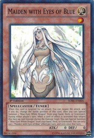 Maiden with Eyes of Blue | Saga of Blue-Eyes White Dragon Structure Deck | SDBE-EN006 | Super Rare | 1st