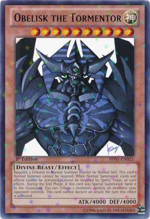 Obelisk the Tormentor | Battle Pack: Epic Dawn | BP01-EN021 | Starfoil Rare | 1st