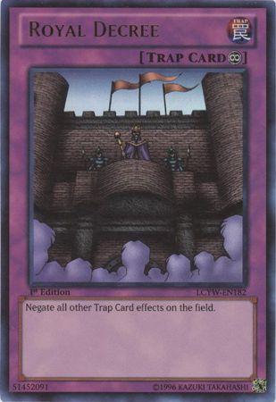 Royal Decree | Legendary Collection 3: Yugi's World Mega Pack | LCYW-EN182 | Ultra Rare | 1st