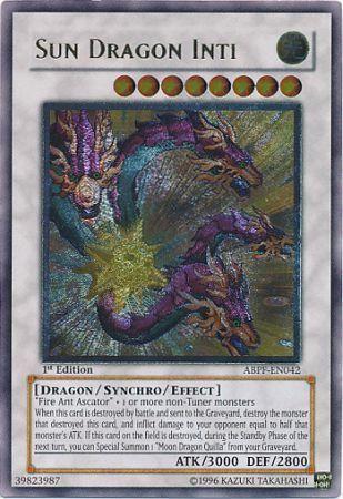 Sun Dragon Inti | Absolute Powerforce | ABPF-EN042 | Ultimate Rare | 1st