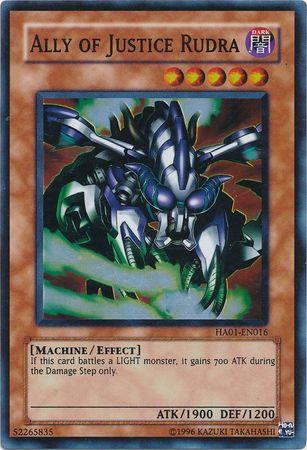 Ally of Justice Rudra | Hidden Arsenal | HA01-EN016 | Super Rare