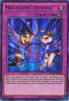 Magicians' Defense | Yu-Gi-Oh! The Dark Side of Dimensions Movie Pack | MVP1-ENG28 | Gold Rare