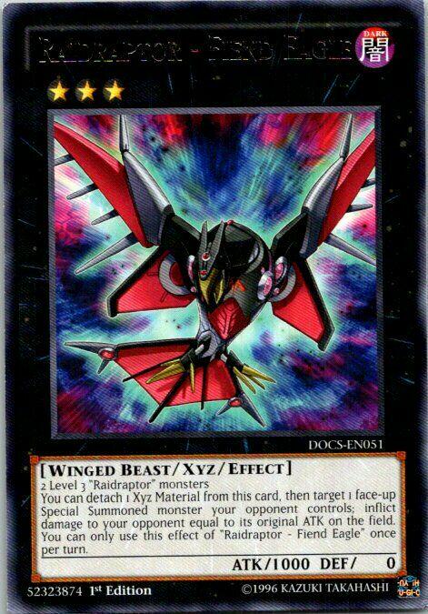 Raidraptor - Fiend Eagle | Dimension of Chaos | DOCS-EN051 | Rare | 1st