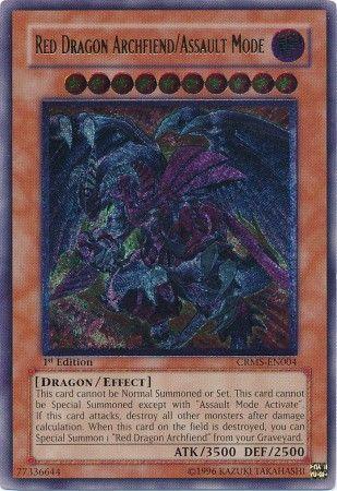 Red Dragon Archfiend/Assault Mode | Crimson Crisis | CRMS-EN004 | Ultimate Rare | 1st