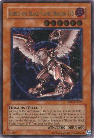 Horus the Black Flame Dragon LV6 | Soul of the Duelist | SOD-EN007 | Ultimate Rare