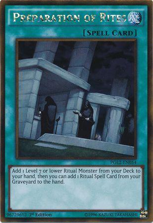 Preparation of Rites | Premium Gold: Return of the Bling | PGL2-EN054 | Gold Rare | 1st
