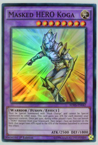 Masked HERO Koga | HERO Strike Structure Deck | SDHS-EN042 | none | 1st