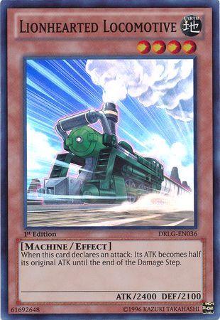 Lionhearted Locomotive | Dragons of Legend | DRLG-EN036 | Super Rare | 1st