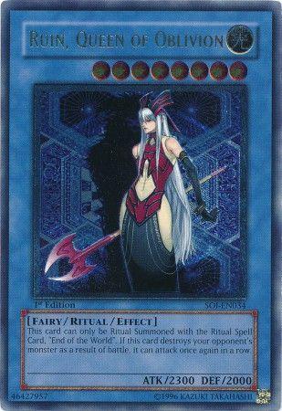 Ruin, Queen of Oblivion | Shadow of Infinity | SOI-EN034 | Ultimate Rare | 1st