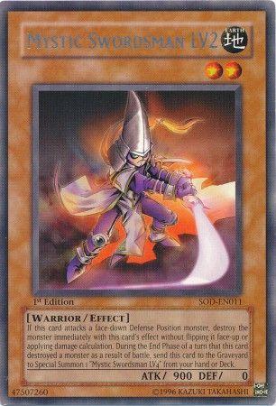 Mystic Swordsman LV2 | Soul of the Duelist | SOD-EN011 | Rare Ultimate Rare | 1st