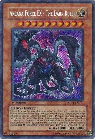 Arcana Force EX - The Dark Ruler | Light of Destruction | LODT-EN017 | Secret Rare | 1st