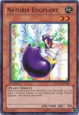 Naturia Eggplant | Extreme Victory | EXVC-EN098 | Super Rare | 1st