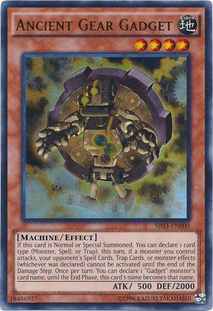 Ancient Gear Gadget | Machine Reactor Structure Deck | SR03-EN000 | Ultra Rare