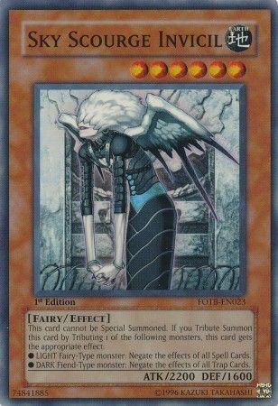 Sky Scourge Invicil | Force of the Breaker | FOTB-EN023 | Super Rare | 1st