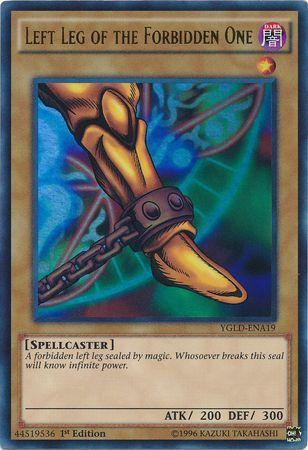 Left Leg of the Forbidden One | Yugi's Legendary Decks | YGLD-ENA19 | Ultra Rare | 1st