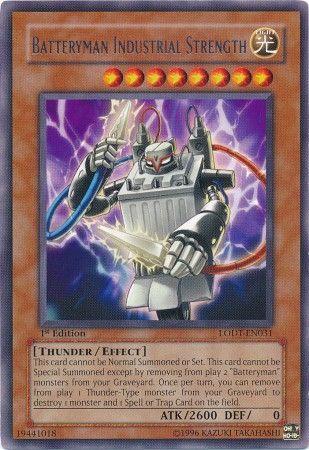 Batteryman Industrial Strength | Light of Destruction | LODT-EN031 | Rare | 1st