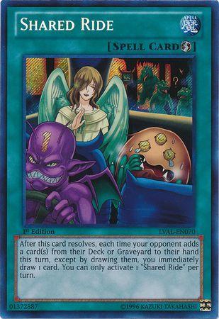 Shared Ride | Legacy of the Valiant | LVAL-EN070 | Secret Rare | 1st