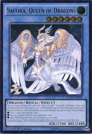 Saffira, Queen of Dragons | Duelist Alliance | DUEA-EN050 | Ultimate Rare | 1st