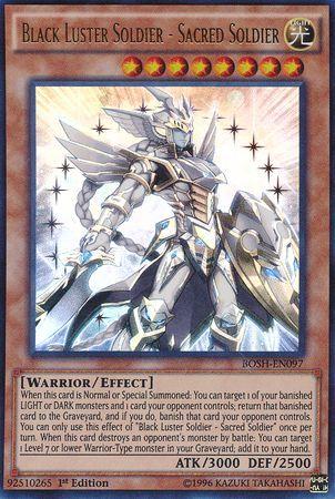 Black Luster Soldier - Sacred Soldier | Breakers of Shadow | BOSH-EN097 | Ultra Rare | 1st