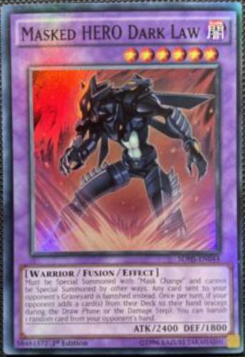 Masked HERO Dark Law | HERO Strike Structure Deck | SDHS-EN044 | none | 1st