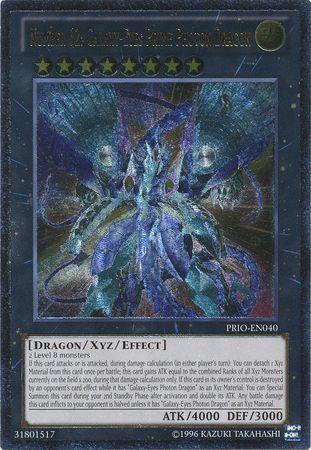 Number 62: Galaxy-Eyes Prime Photon Dragon | Primal Origin | PRIO-EN040 | Ultimate Rare
