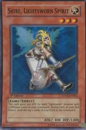 Shire, Lightsworn Spirit | Stardust Overdrive | SOVR-EN082 | Super Rare | 1st