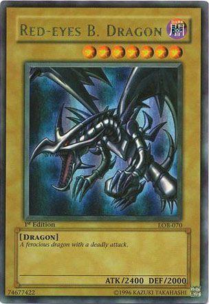 Red-Eyes Black Dragon | Legend of Blue Eyes White Dragon | LOB-070 | Ultra Rare | 1st