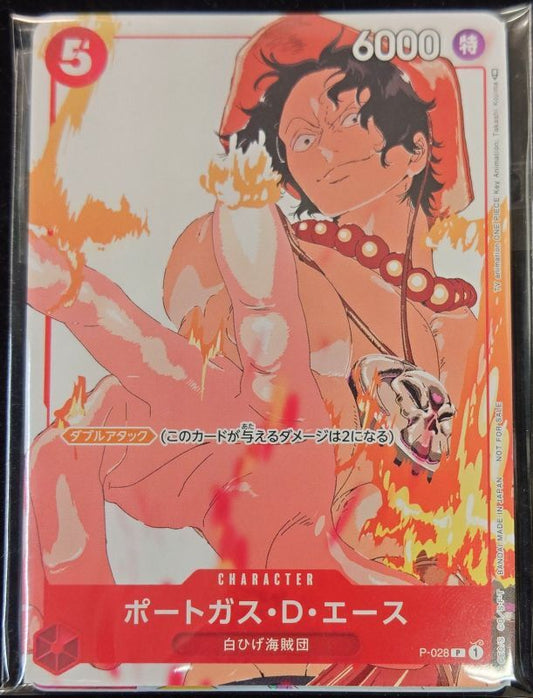Portgas D. Ace Unopened/Promotion Card Set 3 P-028 P Excellent Promotion Pack 02