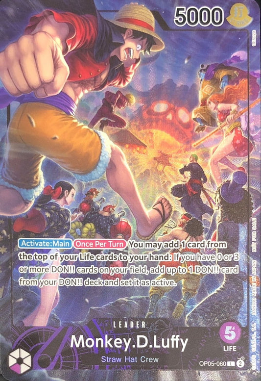 Monkey D. Luffy English version/illust:tatsuya tatsuya OP05-060 L Awakening of the New Era