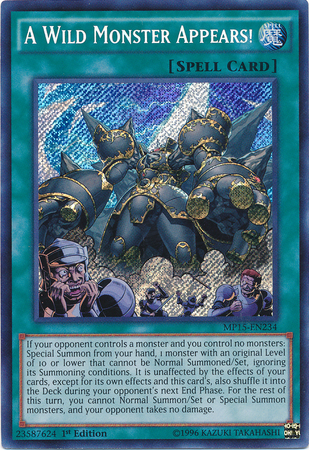 A Wild Monster Appears! | Secrets of Eternity | SECE-EN064 | Secret Rare