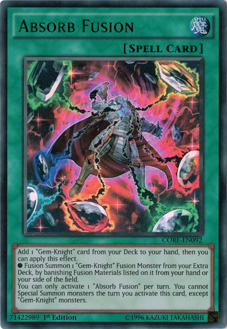 Absorb Fusion | Clash of Rebellions | ‎CORE-EN092 | Ultra Rare