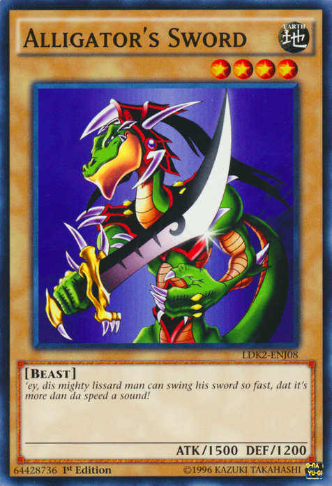 Alligator's Sword | World Championship 2010 Card Pack | WCPP-EN007 | Rare