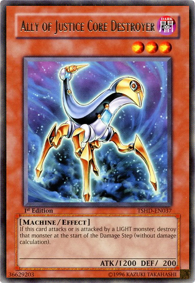 Ally of Justice Core Destroyer | The Shining Darkness | TSHD-EN037 | Rare