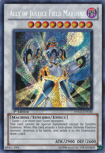 Ally of Justice Field Marshal | Hidden Arsenal 2 | HA02-EN030 | Secret Rare