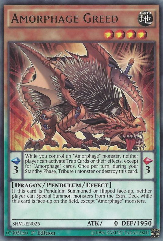 Amorphage Greed | Shining Victories | SHVI-EN026 | Rare