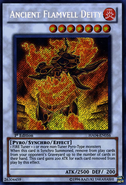 Ancient Flamvell Deity | Hidden Arsenal 4: Trishula's Triumph | HA04-EN056 | Secret Rare