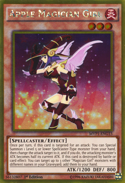 Apple Magician Girl | Yu-Gi-Oh! The Dark Side of Dimensions Movie Pack | MVP1-EN015 | Ultra Rare