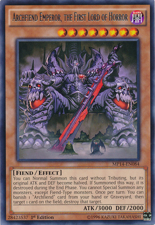 Archfiend Emperor, the First Lord of Horror | Judgment of the Light | JOTL-EN031 | Rare