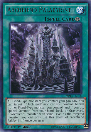 Archfiend Palabyrinth | Judgment of the Light | JOTL-EN066 | Rare