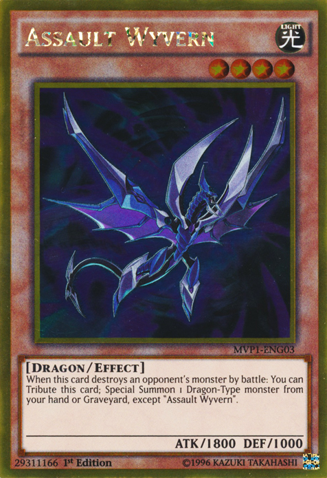 Assault Wyvern | Yu-Gi-Oh! The Dark Side of Dimensions Movie Pack | MVP1-EN003 | Ultra Rare