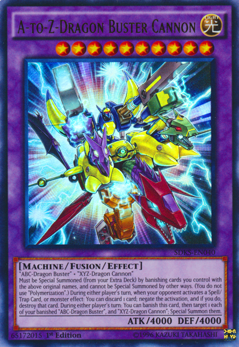 A-to-Z-Dragon Buster Cannon | Structure Deck: Seto Kaiba | SDKS-EN040 | Ultra Rare