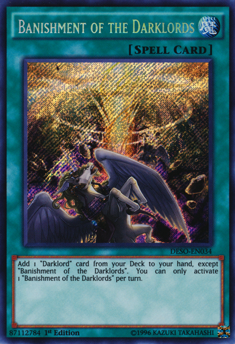 Banishment of the Darklords | Destiny Soldiers | DESO-EN034 | Secret Rare
