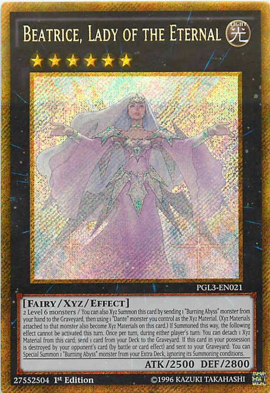 Beatrice, Lady of the Eternal | Premium Gold: Infinite Gold | PGL3-EN021 | Gold Secret Rare