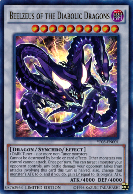 Beelzeus of the Diabolic Dragons | Yu-Gi-Oh! 5D's volume 8 promotional card (NA) | YF08-EN001 | Ultra Rare