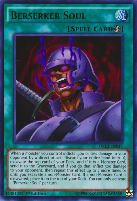 Berserker Soul | Dragons of Legend | DRLG-EN007 | Secret Rare