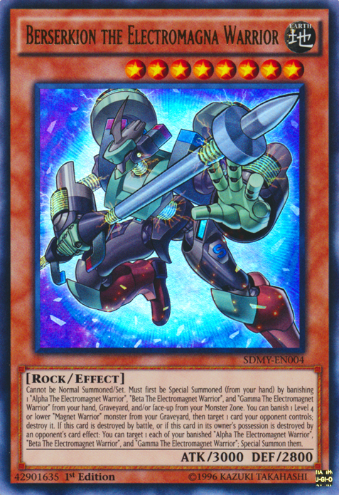 Berserkion the Electromagna Warrior | Structure Deck: Yugi Muto | SDMY-EN004 | Ultra Rare
